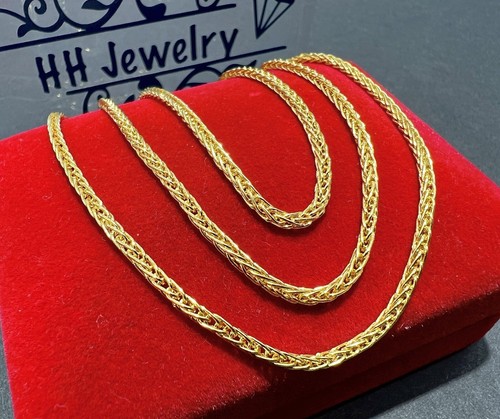 ハーリップトゥ　Square Chain Necklace ハーリップトゥ Square Chain Necklace 14k Solid Yellow Gold