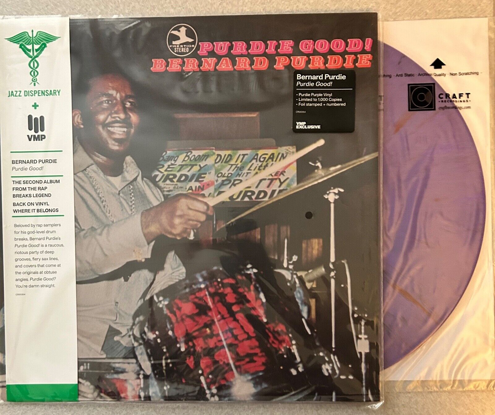 仏LP Bernard Purdie Purdie Good! BGPD1051 BGP /00520 Bernard Purdie – Purdie Good! – Vinyl (Direct Metal