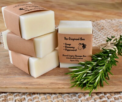Dreadlocks Shampoo Bar by Dread Empire x 4 - Infused with Hemp & Rosemary Oil