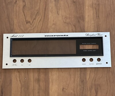 Original Marantz  Model 112 Stereophonic Tuner Faceplate