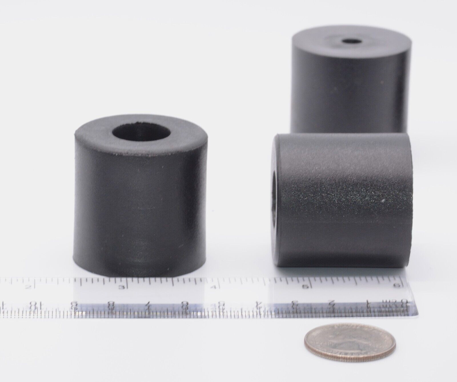 1 1/2" X 1 1/2" HD XL Heavy Load Rated Rubber Feet for Equipment  4 per Package