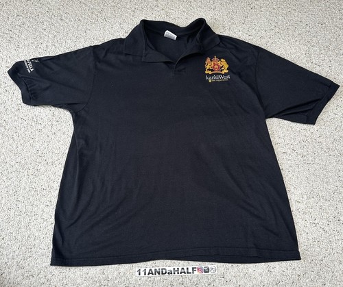 Kanye West Late Registration Staff Polo shirt XL Vintage Rap