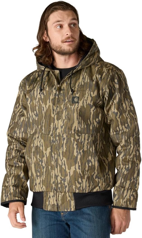 Carhartt mens Rugged Flex® Duck Loose Fit Insulated Camo Active Jac