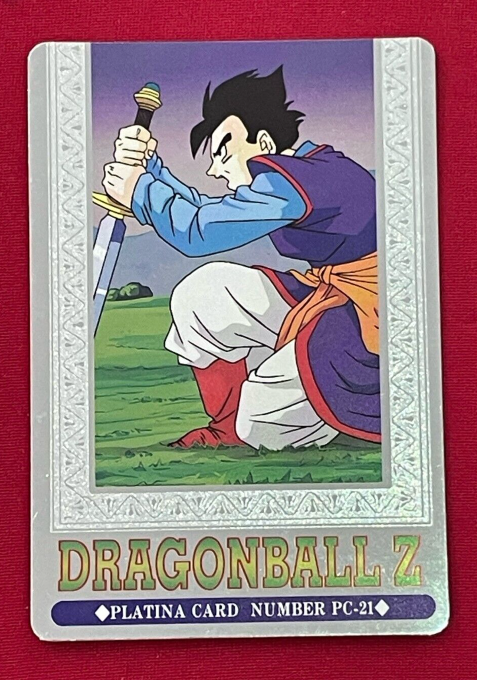 Dragon Ball Z Gohan Platina Card PC-21 Prism Holo Bandai