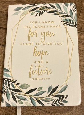 Fiddlestix Christian lined journal: I Know the Plans I Have for You: religious