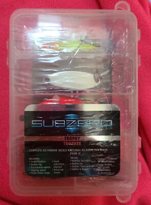 Subzero Trophy Complete Ice Fishing Tackle Kit New (J)