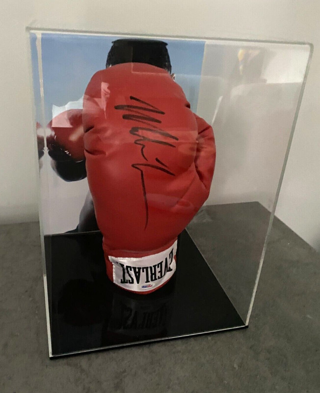 Mike Tyson  Boxen Signed Original Boxhandschuh + Vitrine Autogramm Coa Psa