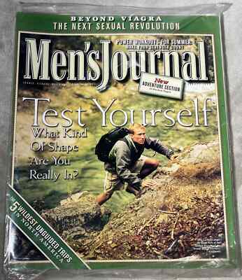 MEN'S JOURNAL, AUGUST 1998, ADVENTURE SECTION, POWER WORKOUTS, NEW MAGAZINE, PPD