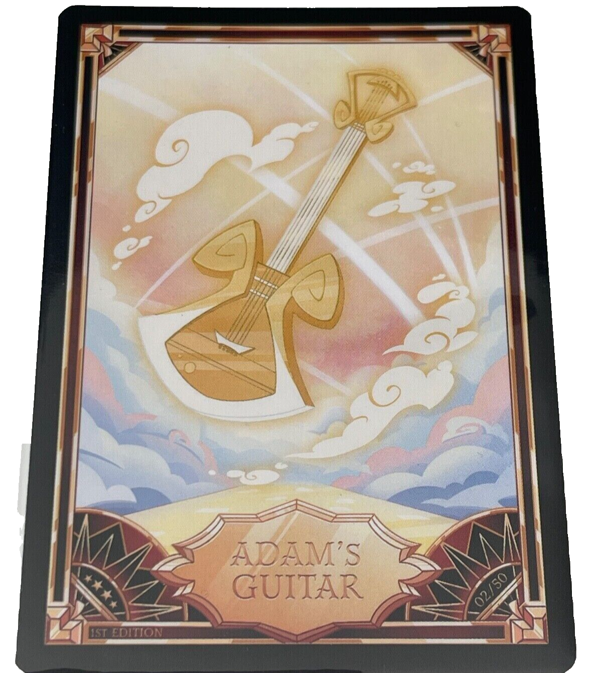 Hazbin Hotel Trading Card - ADAM'S GUITAR Ultra Rare 02/50 - 1st Edition