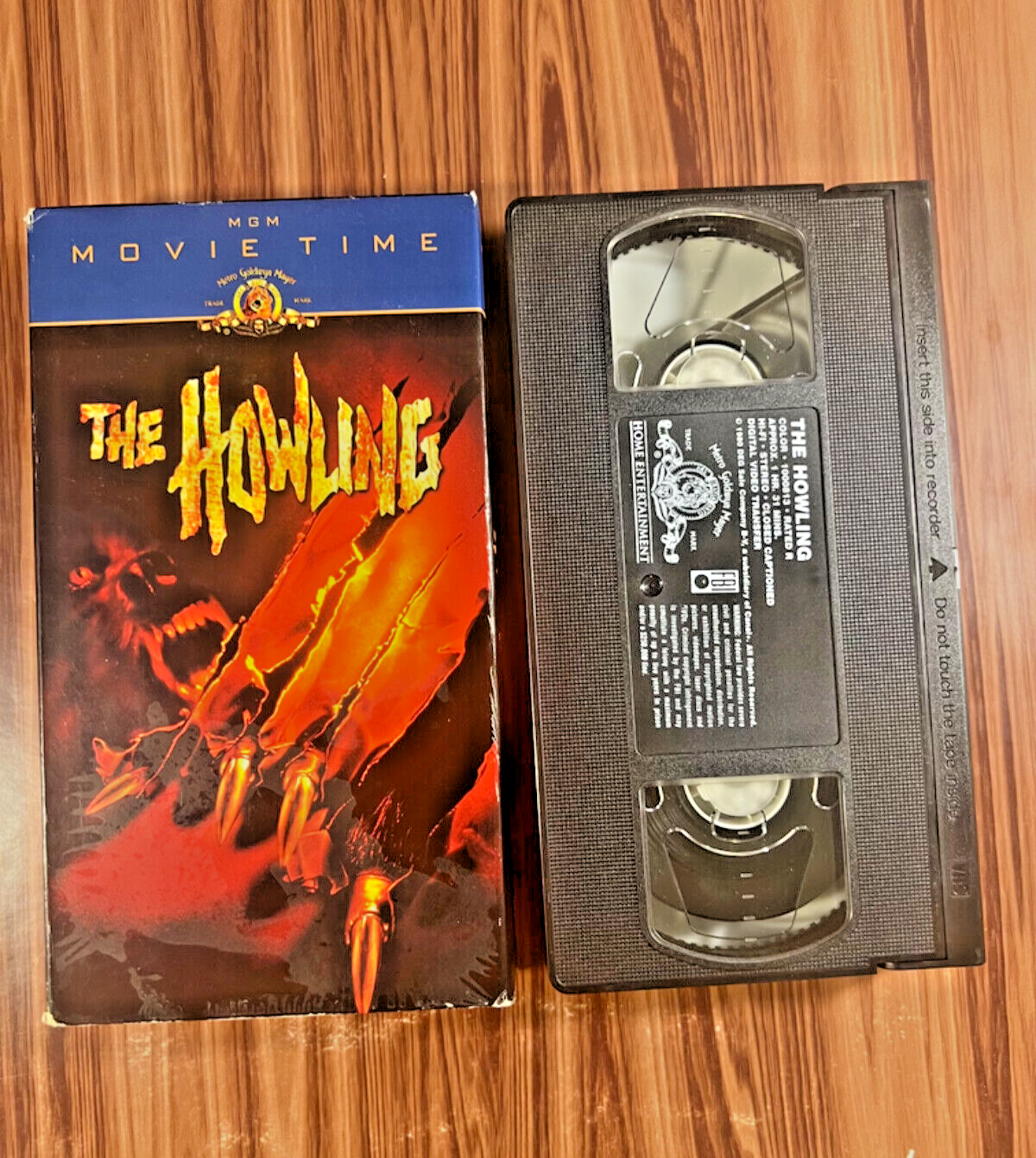 The Howling VHS 1980 Movie Horror Werewolf Sci-Fi Cult Gore
