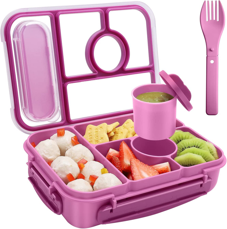 For Kids, Adults/kids/toddler,5 Compartments With Sauce Vontaine