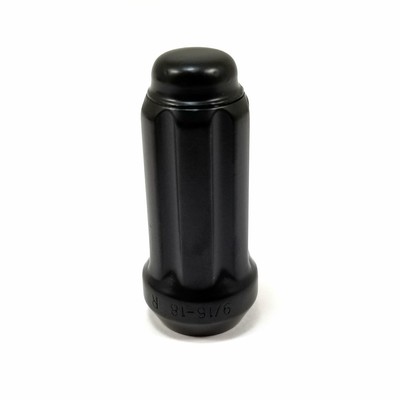 Coyote LTS-00916B Lug Nut 9/16'' Black Acorn Bulge 2.0''L 6-Point Spline Drive