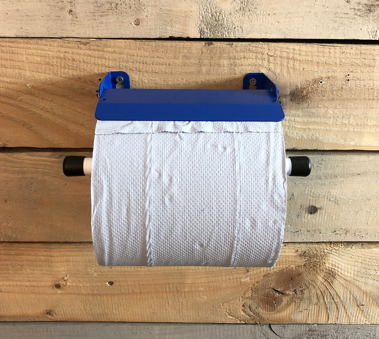 MegaMaxx Van Mountable Blue Roll Paper Towel Holder Dispenser & Stop Brake eBay
