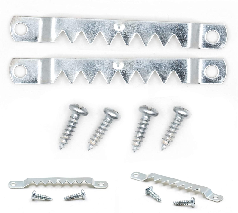 PHS Large Sawtooth Picture Hangers for Frames - 100 Pack Frame Hanging Hardware