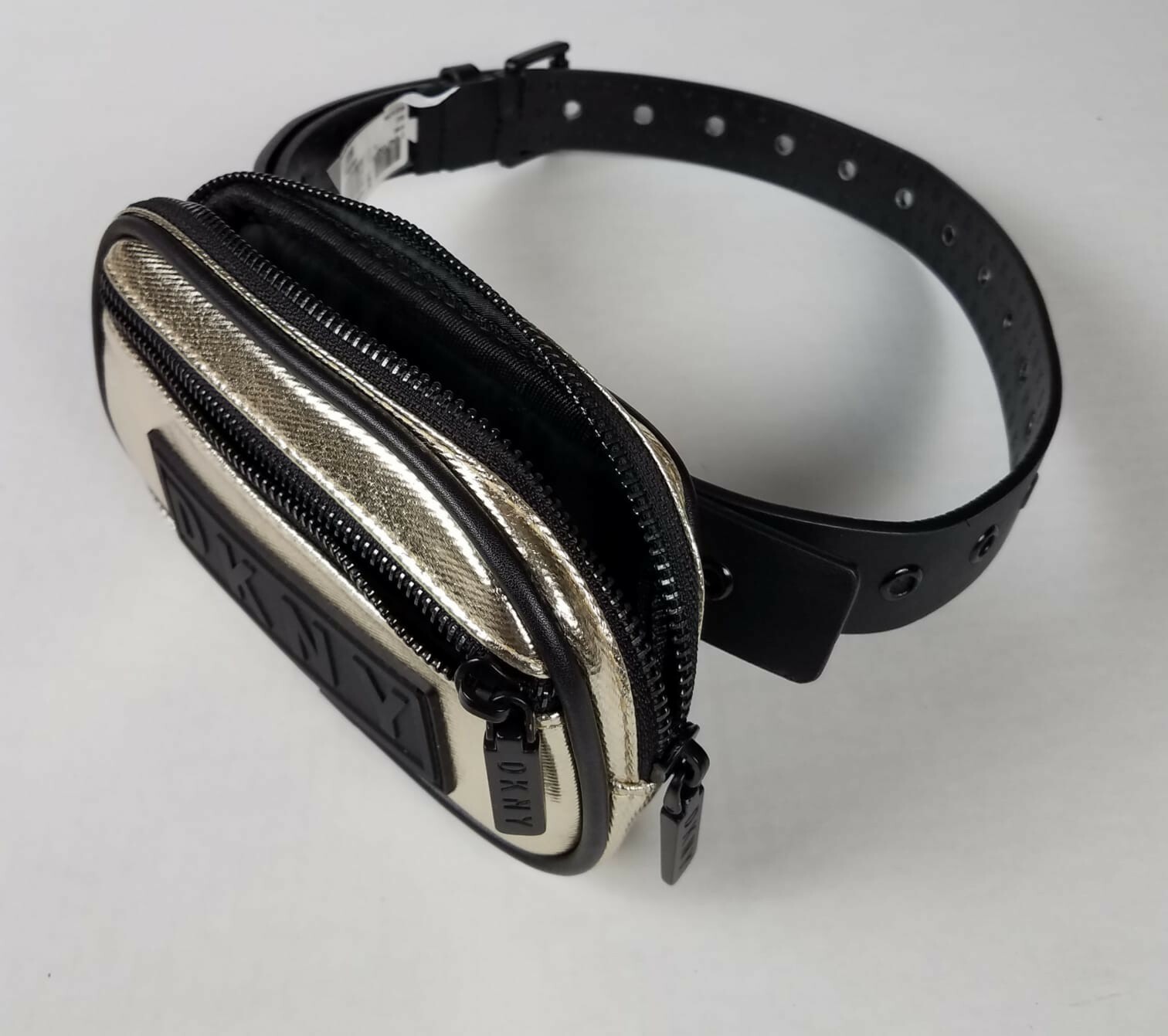 DKNY Black Fanny Pack Waist Belt Bag Mini Dress Waist Bag Size Medium Small 58 eBay