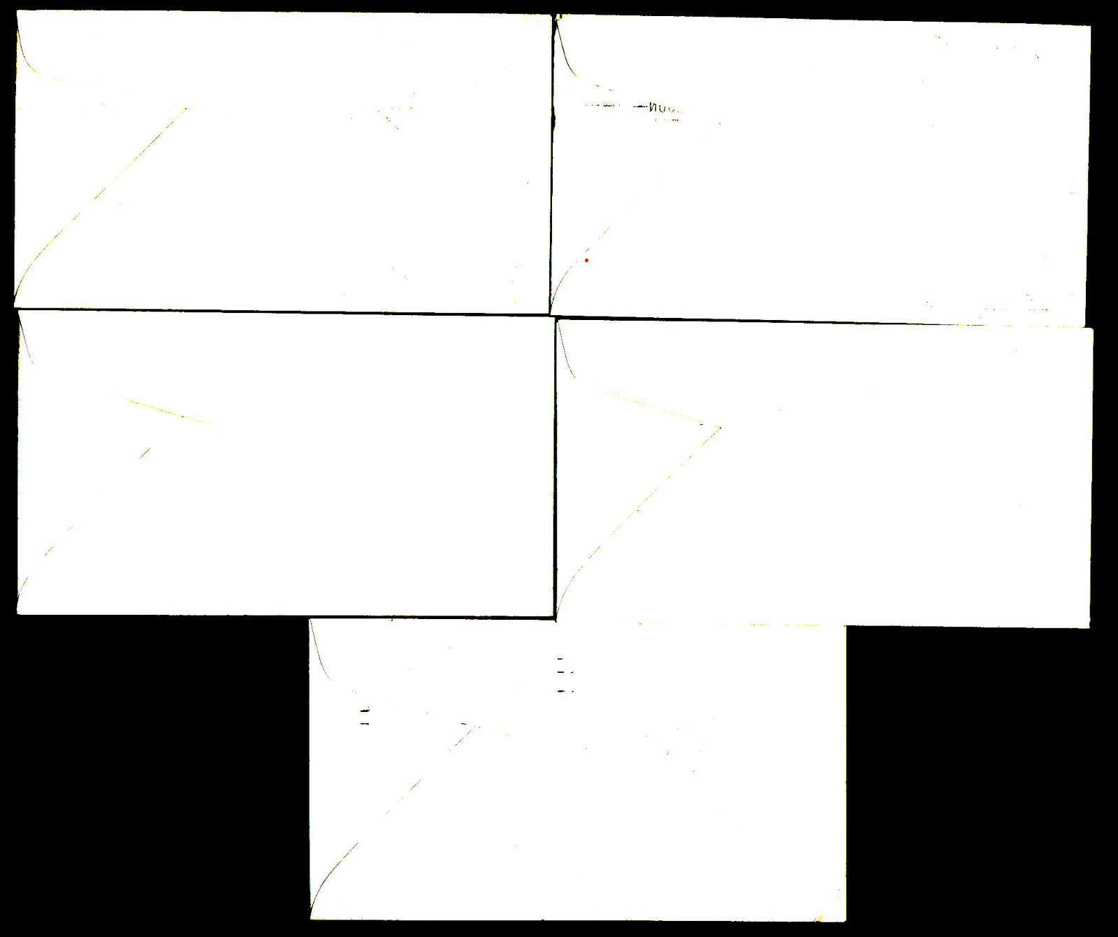 Lot of 5 1969 Apollo 11 Neil Armstrong Homecoming Covers Wapakoneta OH FD6724