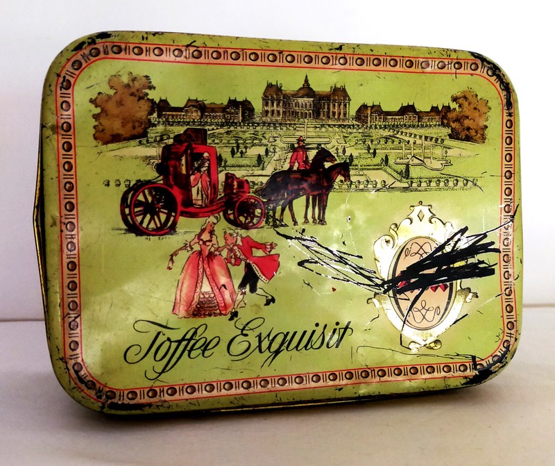 BoîTe TôLe / Blechdose Xox Toffee Exquisit Vintage