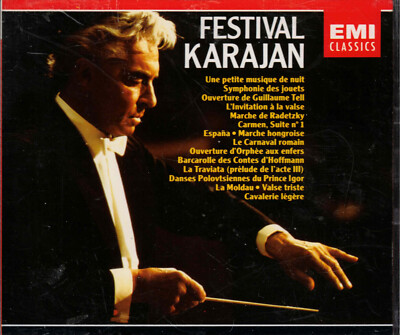 Festival Karajan (2 CDs, 1988 EMI Classics) Herbert von Karajan/German Pressing