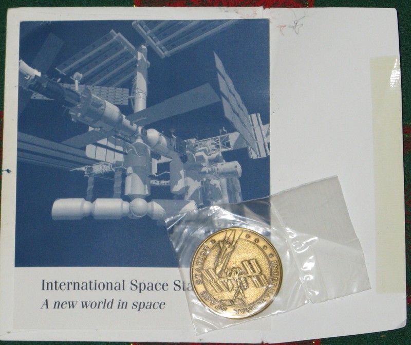 Space Station Medallion Commemorating First US Module