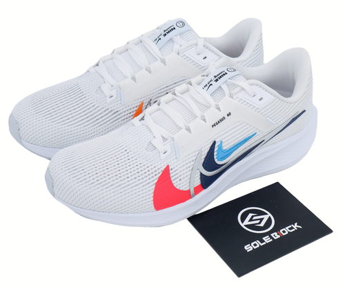 Nike Air Zoom Pegasus 40 White Multi-Color Mandarin Men's