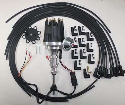 トニー FORD Y Block 272-292-312 BLACK Electronic Distributor +