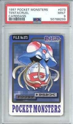 1997 Pocket Monsters 073 Tentacruel Carddass PSA 9 