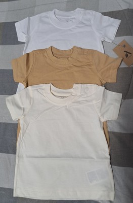 Amazon Aware Unisex Babies' Cotton Jersey Short Sleeve T-Shirt Pack Of 3 (6 M)