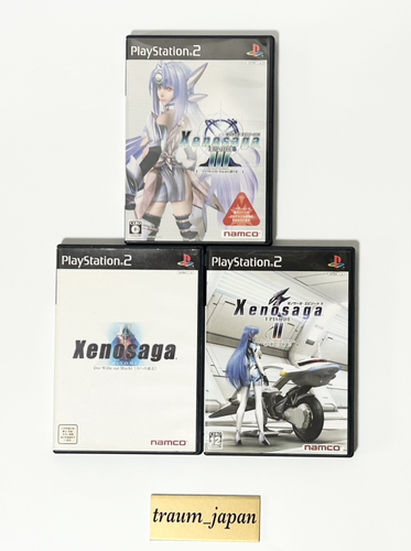 Xenosaga episode 1 2 3 I II III 3Games set Japanese Tested Sony