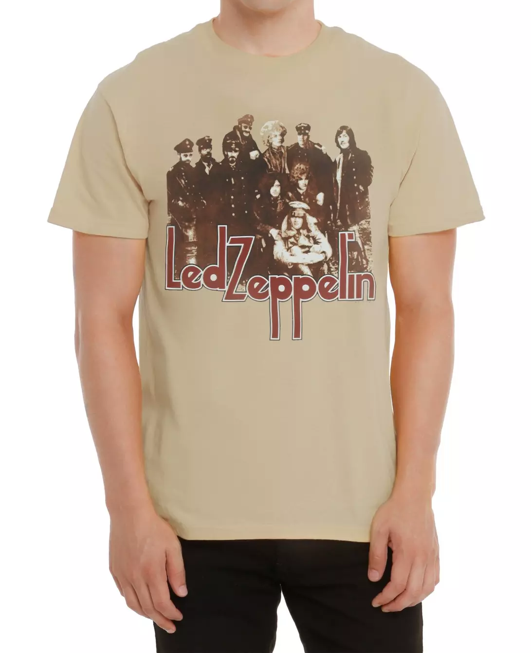 Led Zeppelin II GROUP PHOTOVintage T-Shirt 100% Authentic