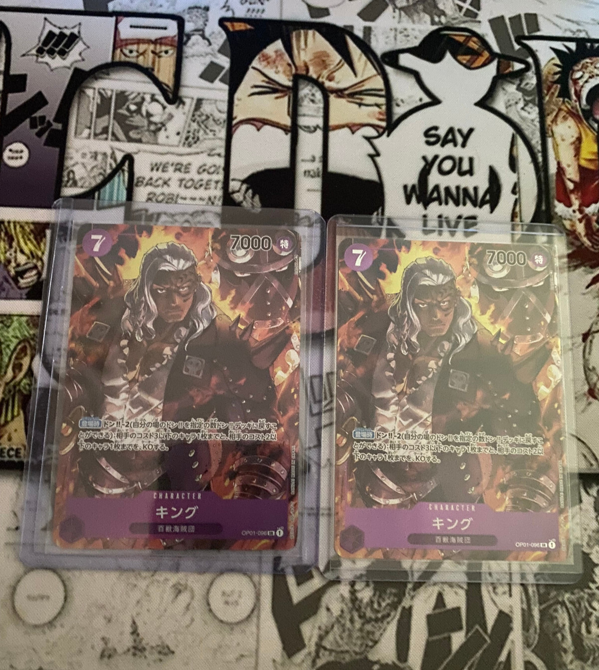 King (Alt Art) OP01-096 SR ROMANCE DAWN - ONE PIECE Card