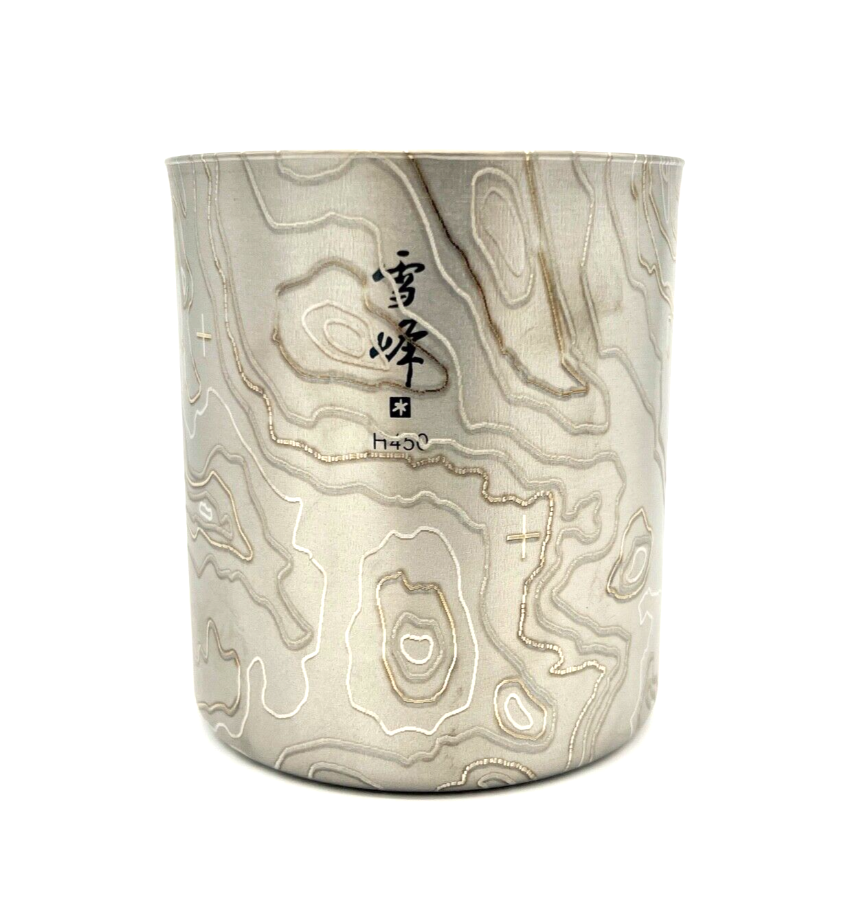 ::NEW! Snow Peak Triple Aught Design (TAD) Titanium 2 Wall Seppou H450 Mug (Topo)