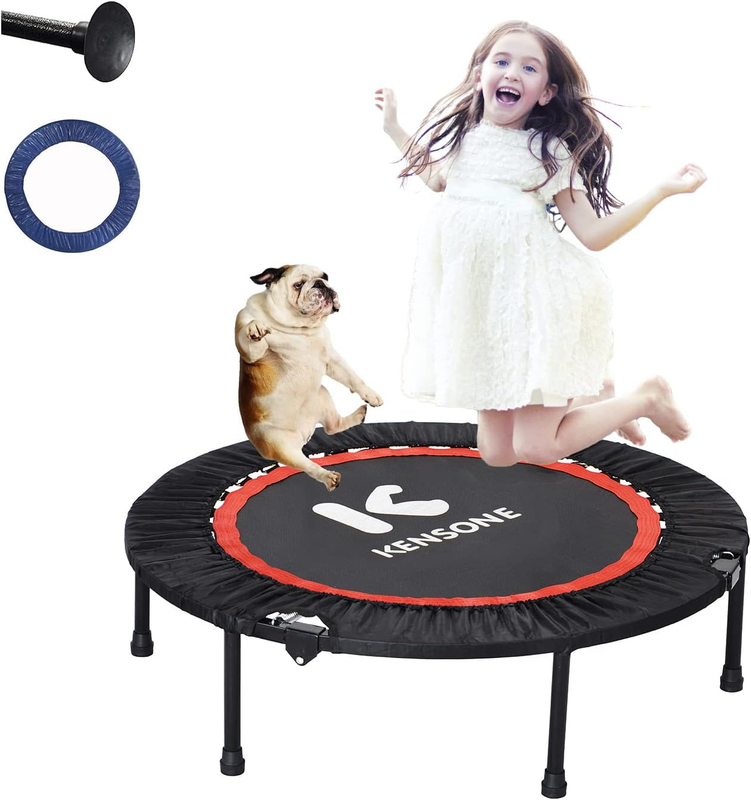 KENSONE 40" Mini Trampoline Rebounder Trampoline for Adults Small Fitness Trampo