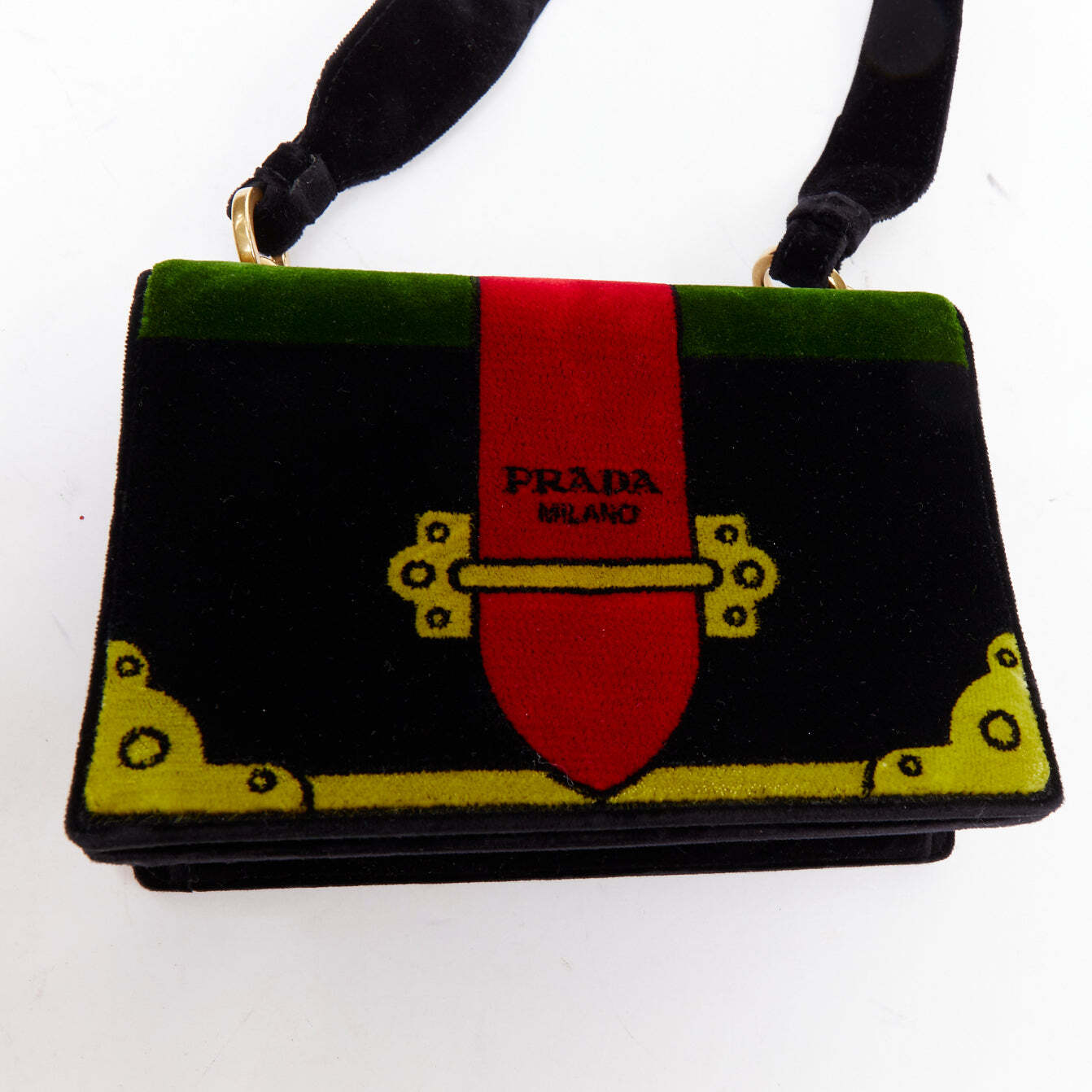 PRADA Cahier velvet tromp loeil print crossbody box bag | eBay PRADA Cahier velvet tromp loeil print crossbody box bag | eBay