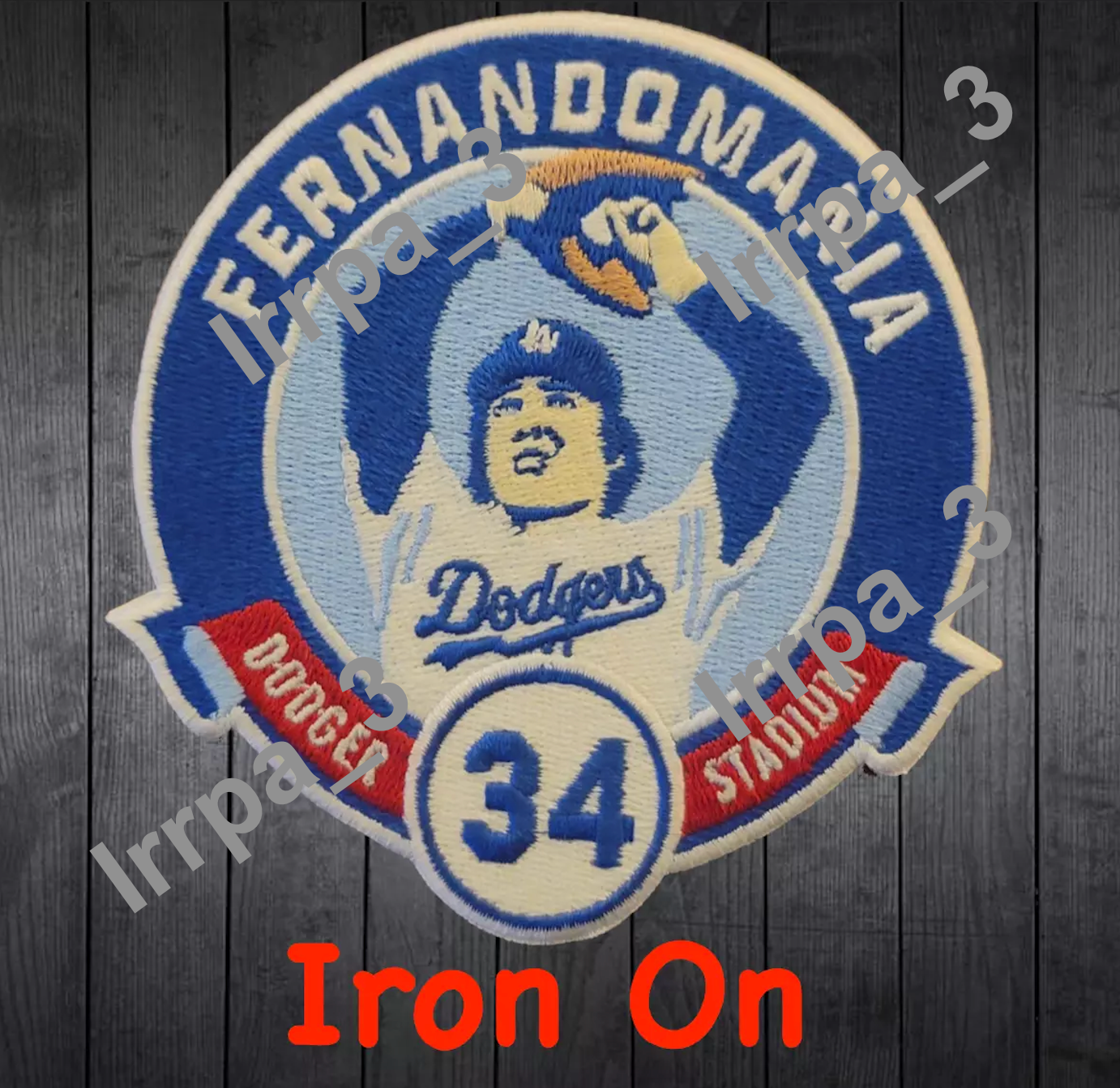 Fernando Valenzuela Patch Dodgers Baseball Fernandomania #34