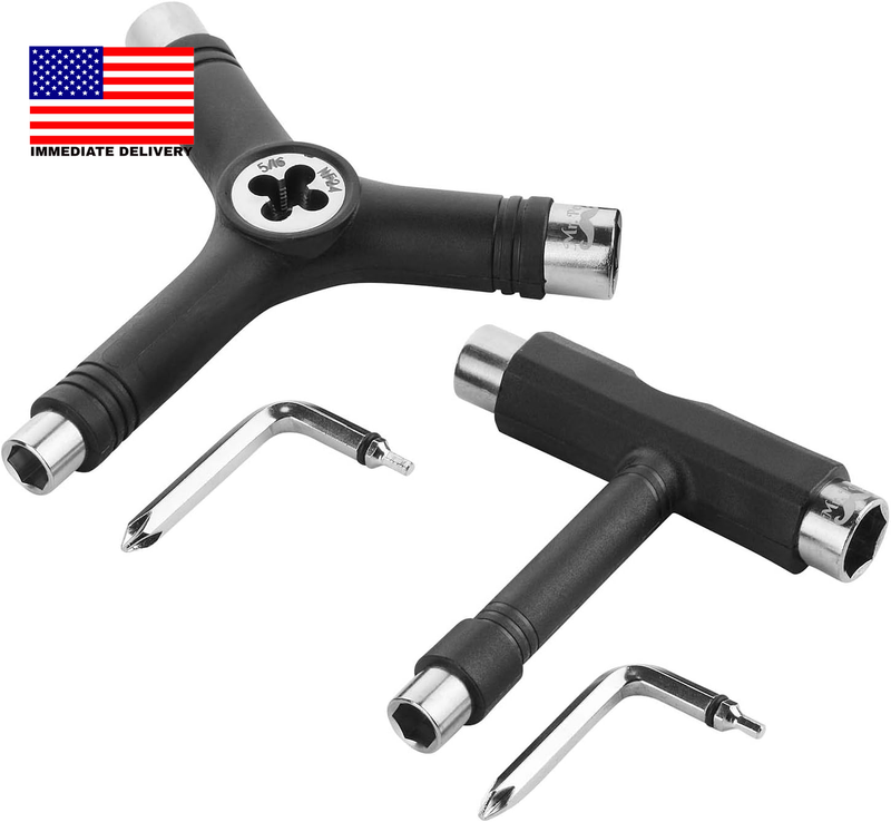 - , Pack of 2, , Roller Skate Tool All in One, Skateboard Tool Kit, Y and T Tool