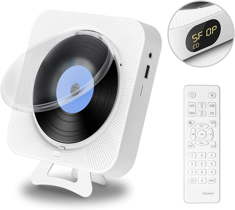 Portable With Bluetooth - Wall Mountable & Desktop Stand Cd Players Mu