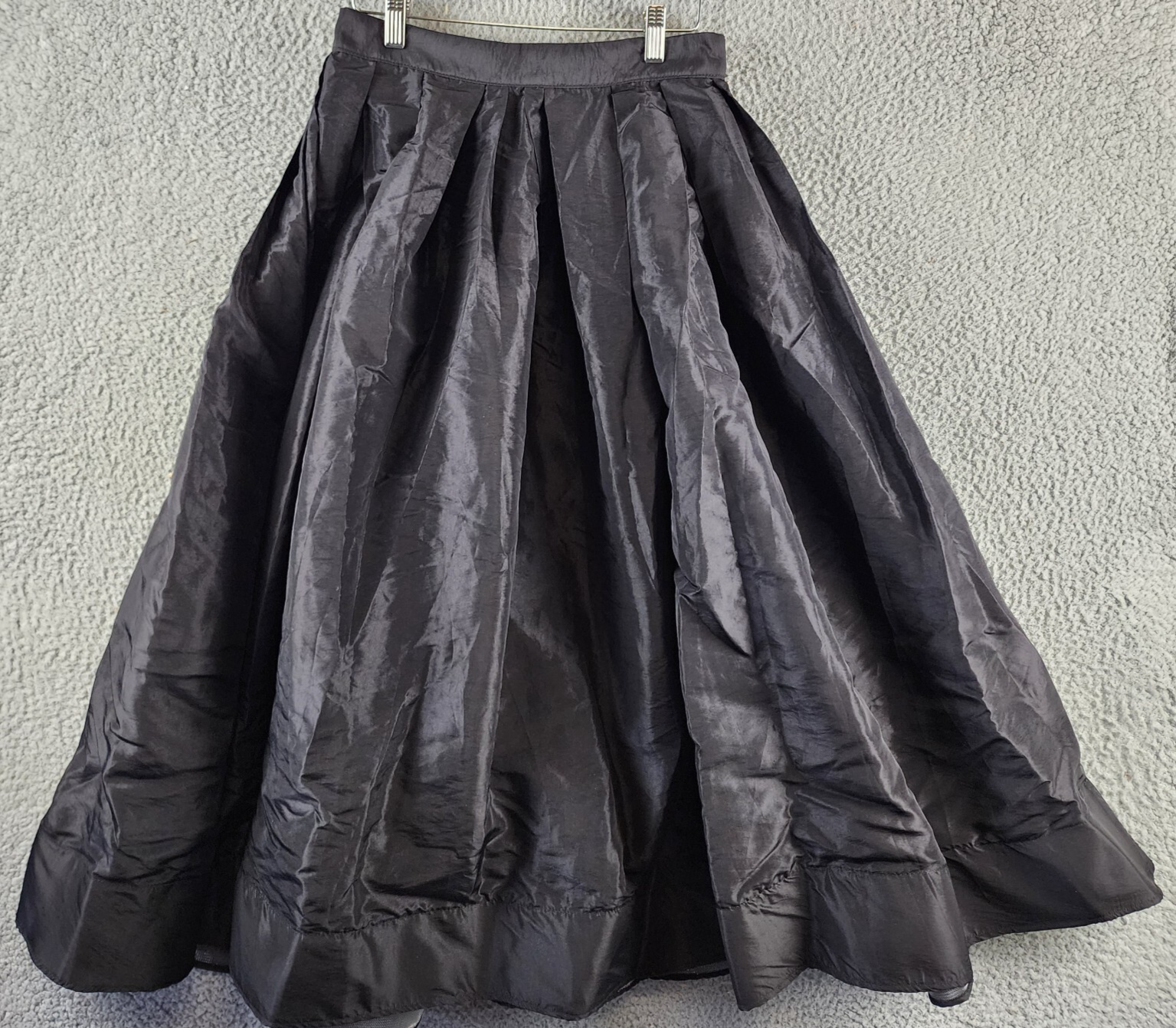 Free People Emilia Full Skirt Women's XS Black Pleated Waist Back Zipper Closure - Picture 2 of 15