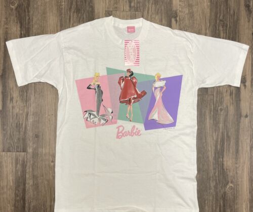 Vintage Barbie Doll 90s Mattel T Shirt By Jerry Leigh NWT Vintage Barbie Doll 90s Mattel T Shirt By Jerry Leigh NWT