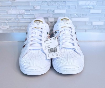Adidas Originals Superstar Paint Splatter Mens Size 9.5 White Multi Color FX5540