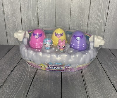 Hatchimals Alive SPRING BASKET 6 Mini Figures Eggs Panier Pack  NEW SEALED