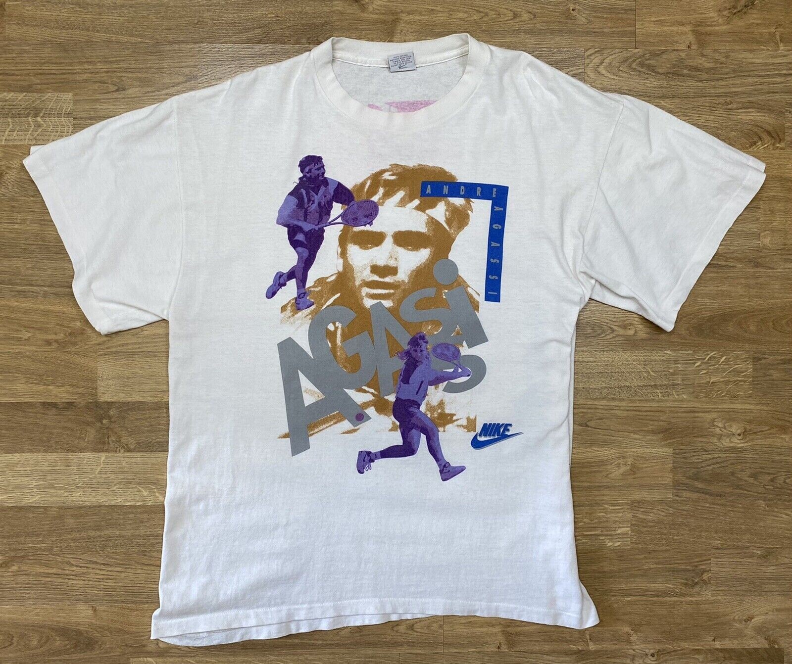 ウェア Nike Andre Agassi 90s VINTAGE 1990s 90s NIKE ANDRE AGASSI SHIRT TEE made in USA