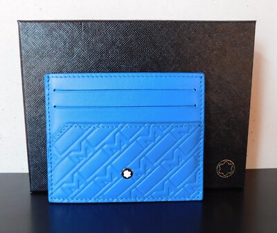 Montblanc 130029 M_Gram 4810 Kartenetui 6cc Atlantic Blue |eUVP 200 €