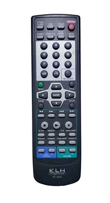 KLH DIGITAL RC-360H DVD PLAYER REMOTE CONTROL OEM Genuine Original Factory Black