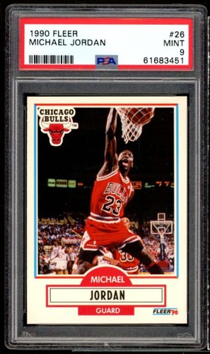 最安値 [美品][鑑定PSA-9] 1991 Fleer マイケル ジョーダン Fleer 1991 Michael Jordan Authentic Basketball Card #29 | eBay