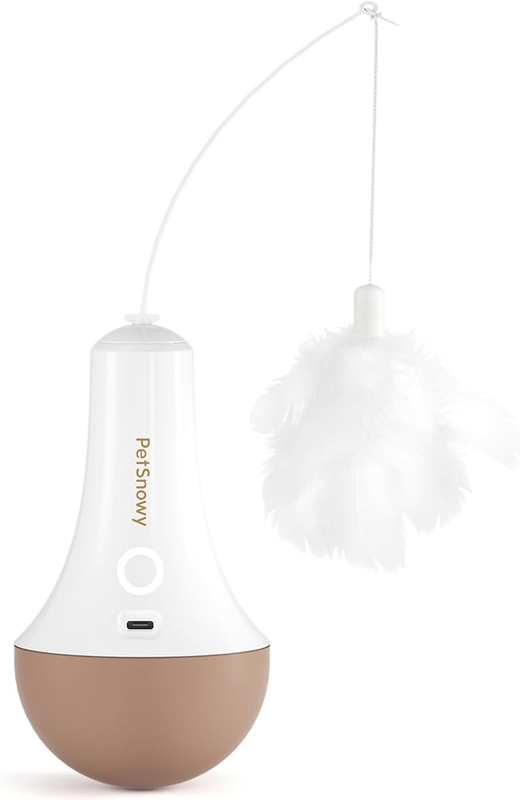 Interactive For Indoor Cats, Ultra Quiet Automatic Cat Toy Random Movin