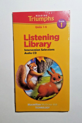 Grade 1 Triumphs Listening Library Intervention Selections Audio Cd Units 1-6