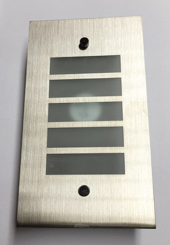 Plieger Elektronischer Mehrklang-Gong Melody Glas Edelstahlplatte Melodiengong