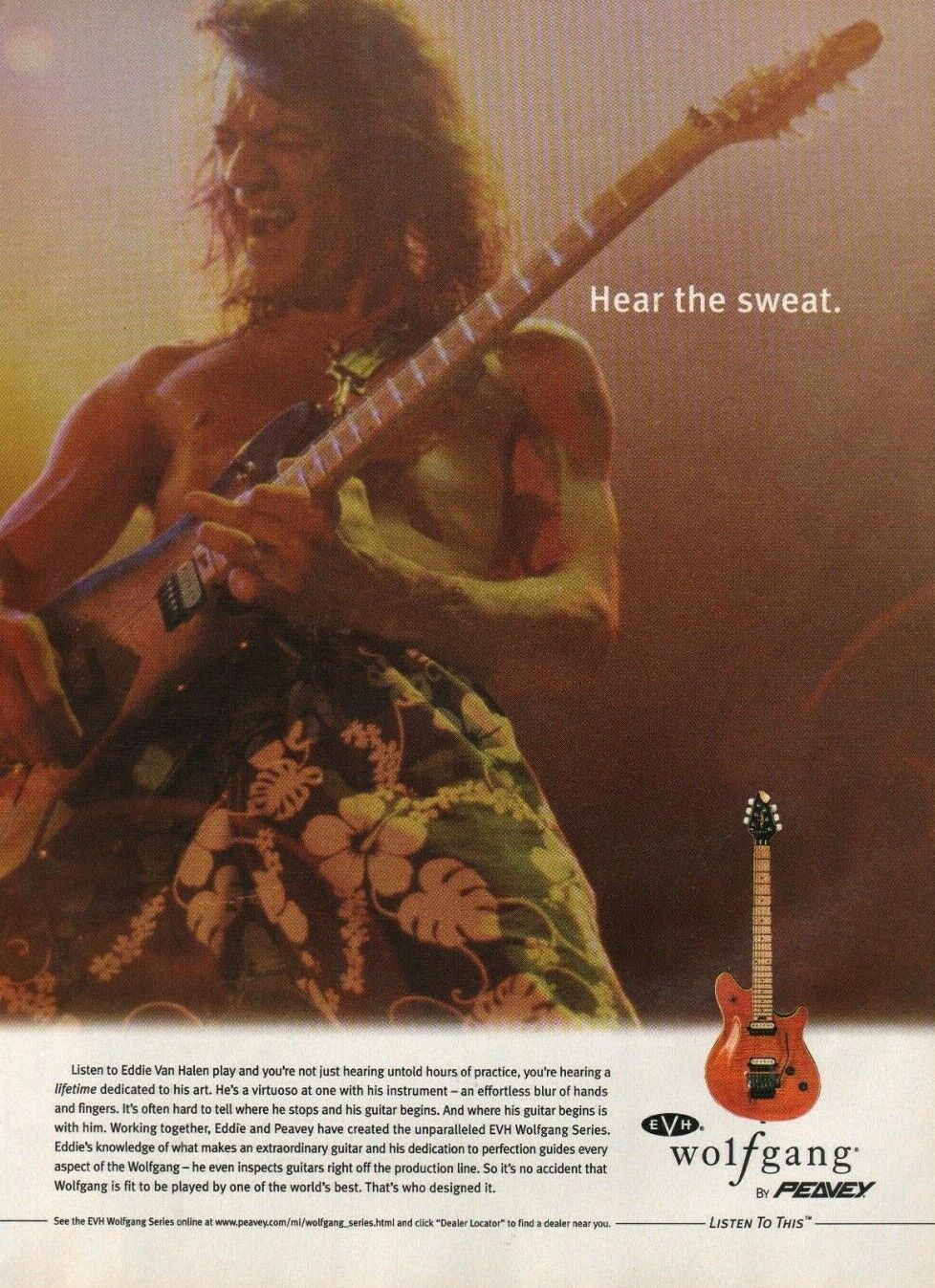 2002 Eddie Van Halen EVH Wolfgang by Peavey - Vintage Guitar 2002 Eddie Van Halen EVH Wolfgang by Peavey - Vintage Guitar