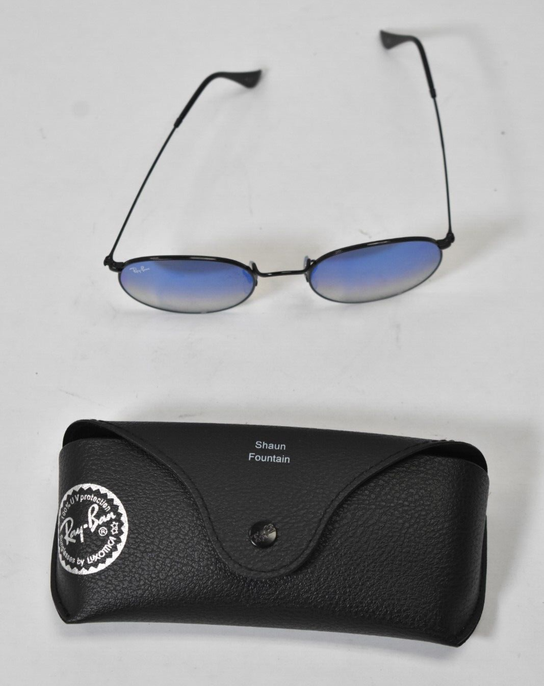 Ray Ban RB3447 Round Metal Sunglasses 53-21-145 Black
