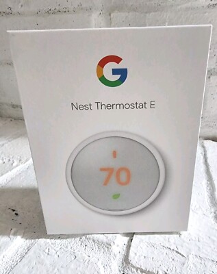 Google Nest Thermostat E - White (T4000ES) New- Open Box
